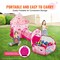 3-in-1 Kids Play Tent with Tunnel, Pop Up Playhouse for Boys & Girls